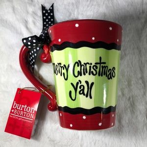 🎁 Merry Christmas Y'all Mug. Burton + Burton.